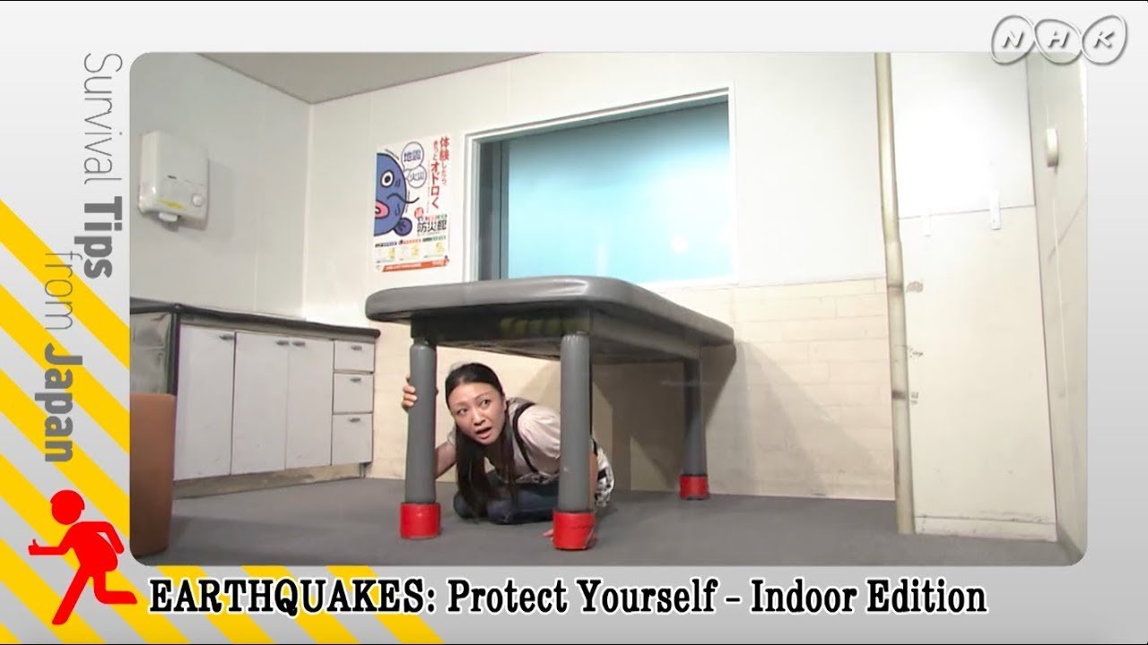 NHK WORLD-JAPAN Offers Guidance on Indoor Safety During Earthquakes