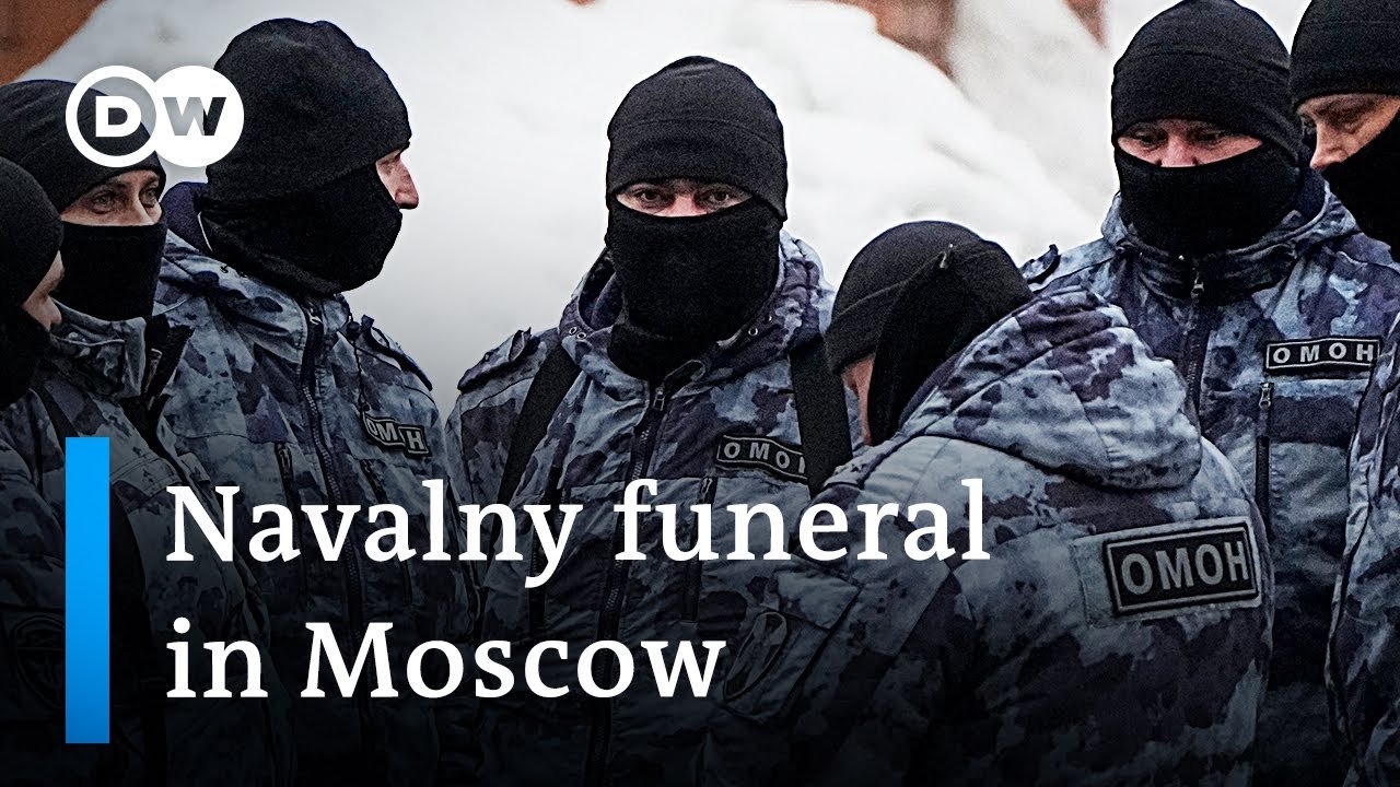 Heavy Security at Navalny’s Funeral in Moscow Amid Political Tensions