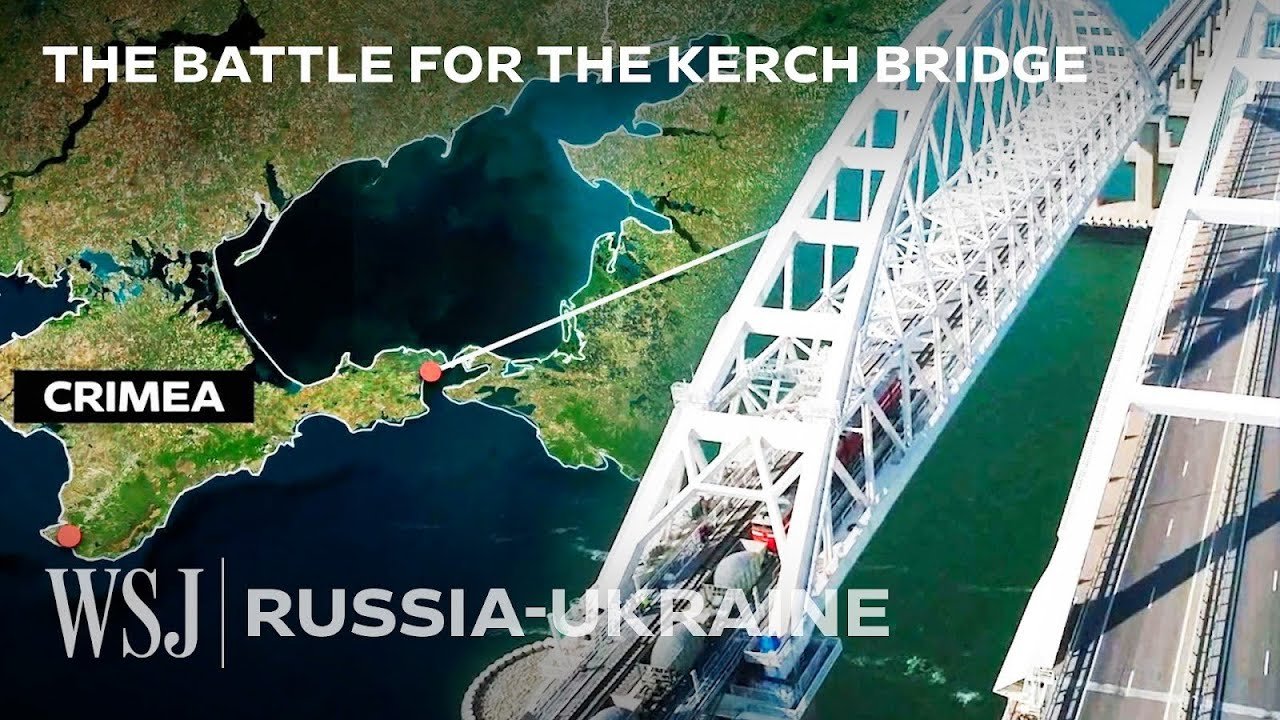 Ukraine Targets Vital Kerch Bridge, a Key Supply Route for Russia in Crimea