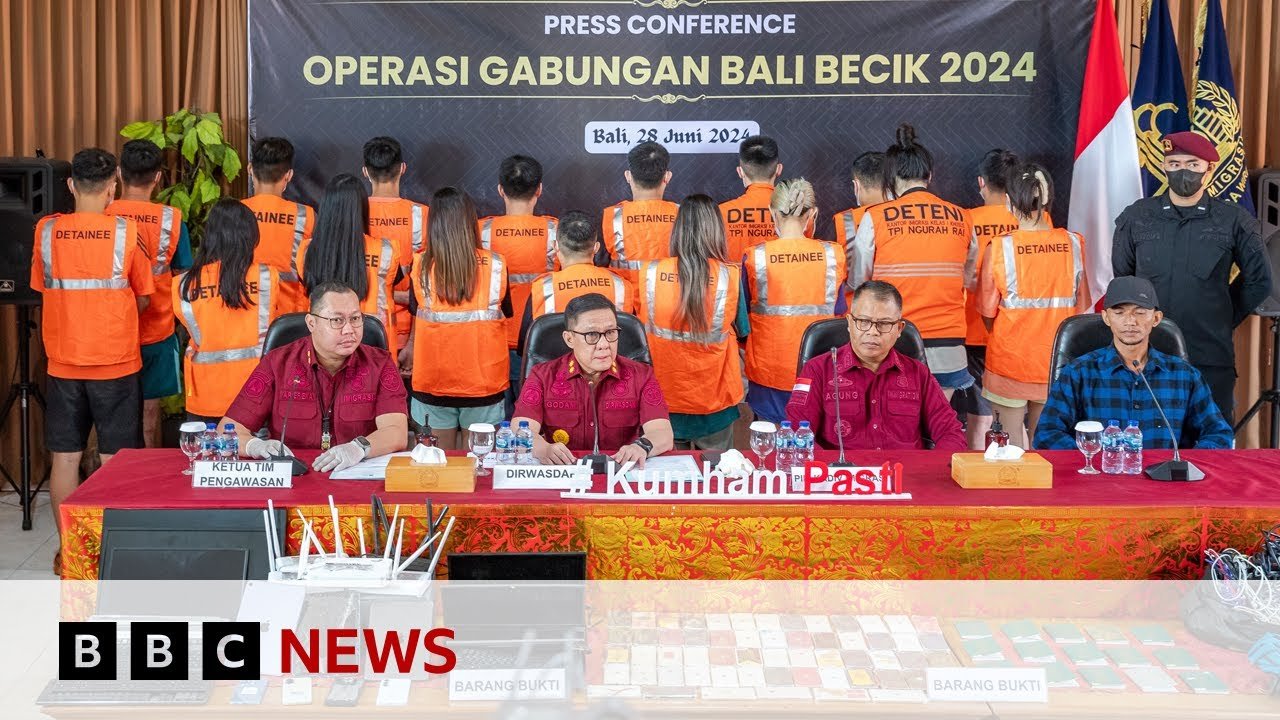 Indonesia Detains Over 100 Taiwanese Nationals for Cyber Fraud on Bali Island