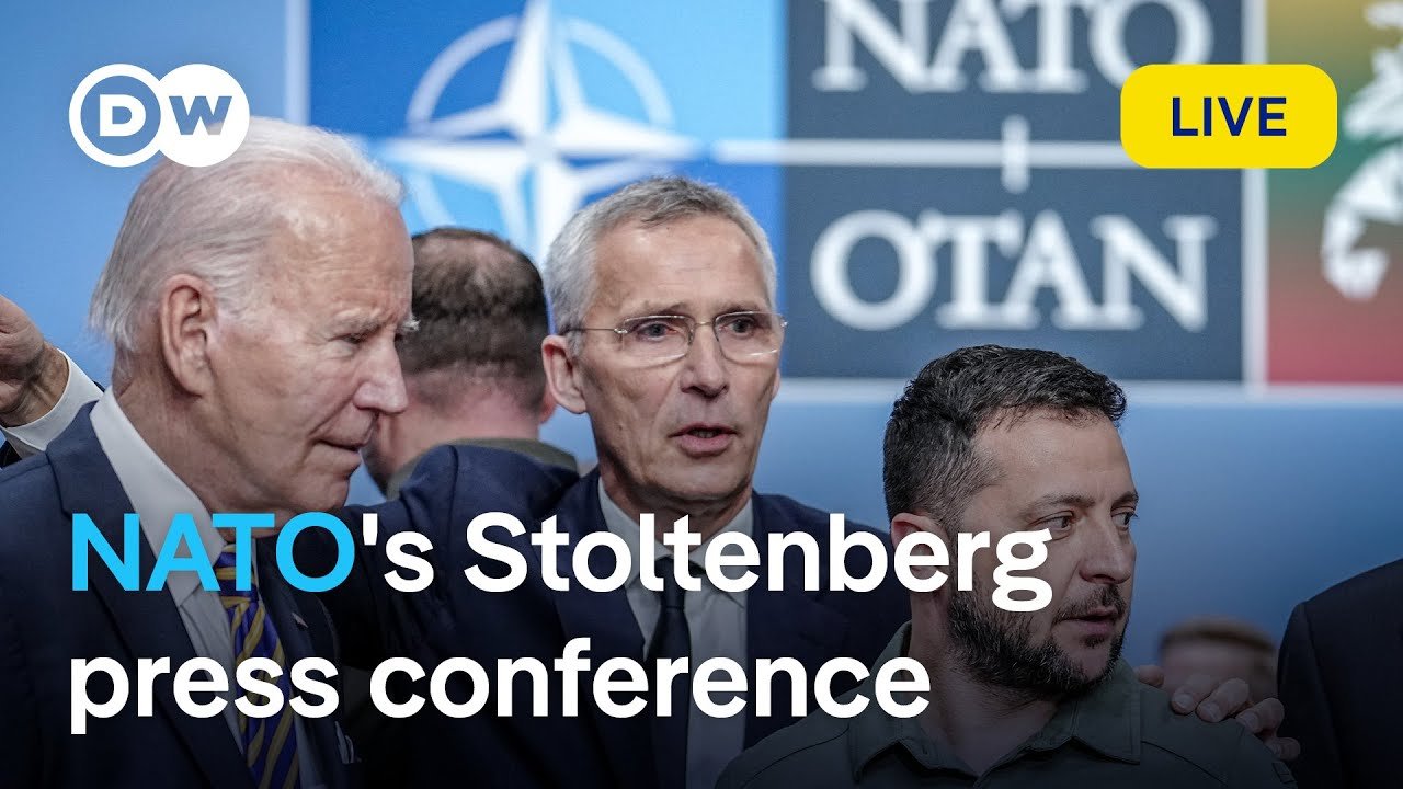 Stoltenberg Holds Press Conference Before NATO Summit in Washington