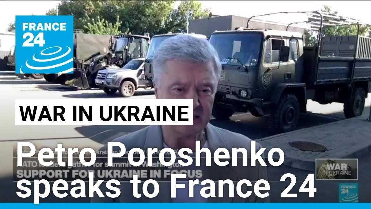 Former Ukrainian President Poroshenko Discusses Genocide Claims and Urges NATO Support in France 24 Interview