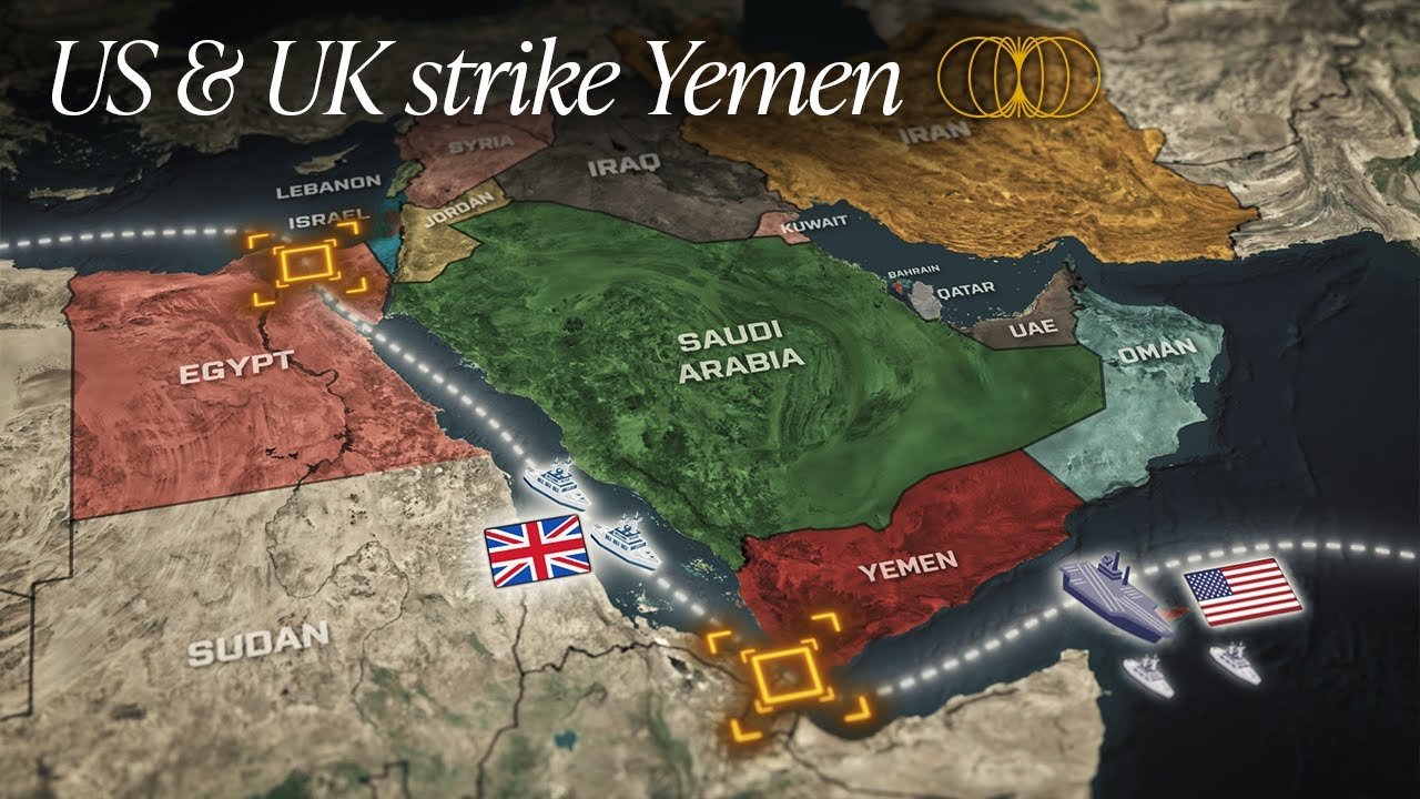 US and UK Forces Launch Strikes on Houthi Targets in Yemen to Protect Bab-al-Mandab Strait Navigation