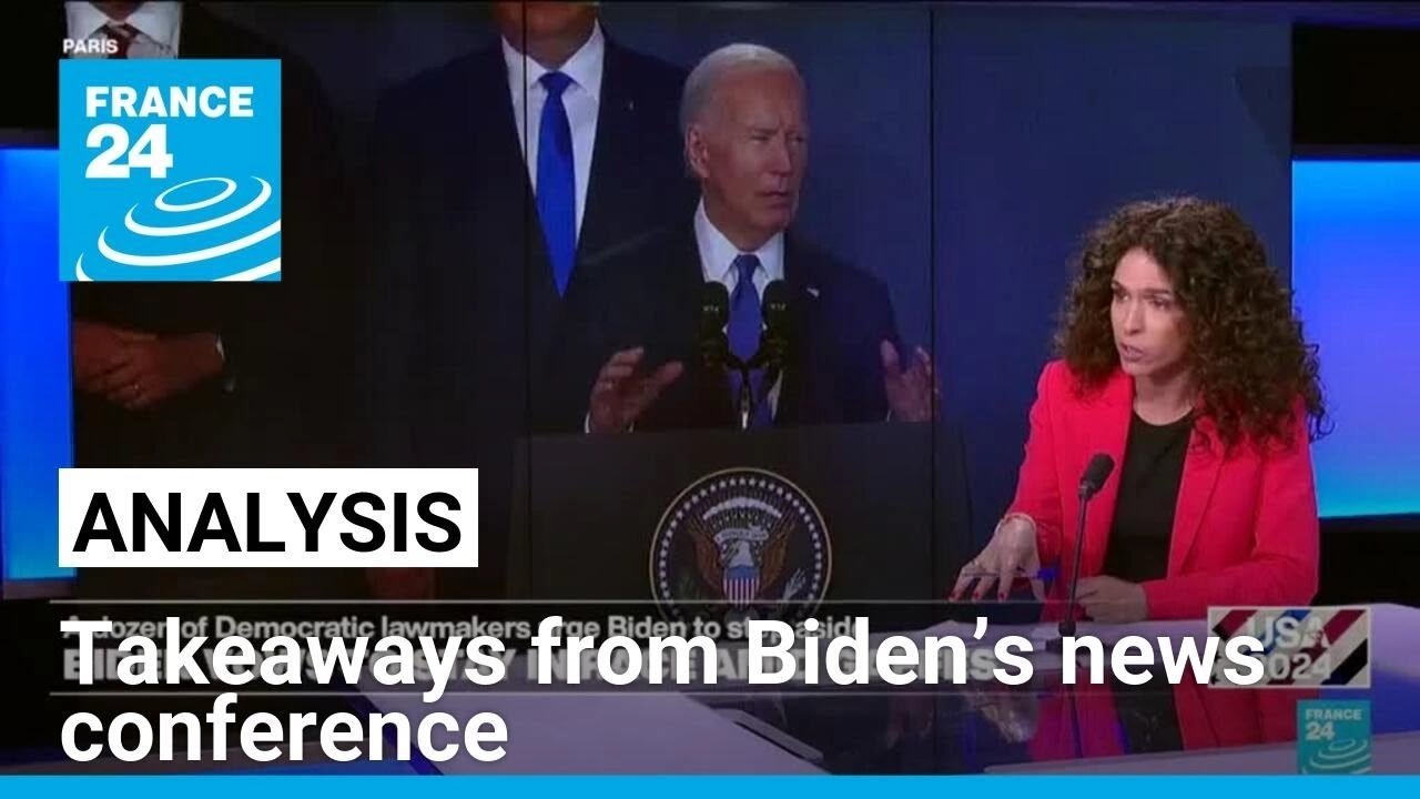 Biden’s Press Conference: Mixed Reactions and Concerns Over Fitness for Office Amid Democratic Calls for Step Aside