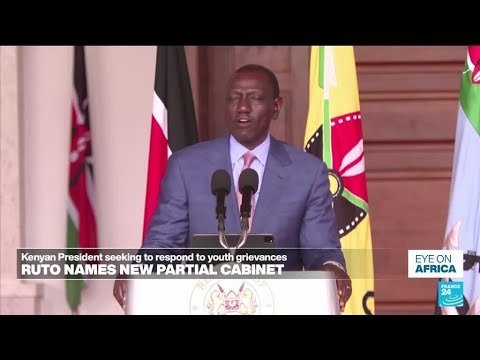 Kenyan President Ruto Announces New Partial Cabinet Amid Ongoing Protests