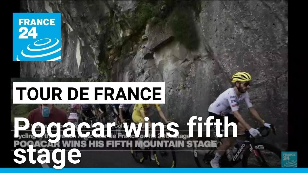 Pogacar Dominates Tour de France’s Penultimate Stage, Extends Lead Over Defending Champion Vingegaard
