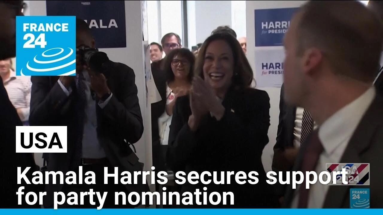 Kamala Harris Secures Democratic Nomination for President with Broad Support and Record Fundraising