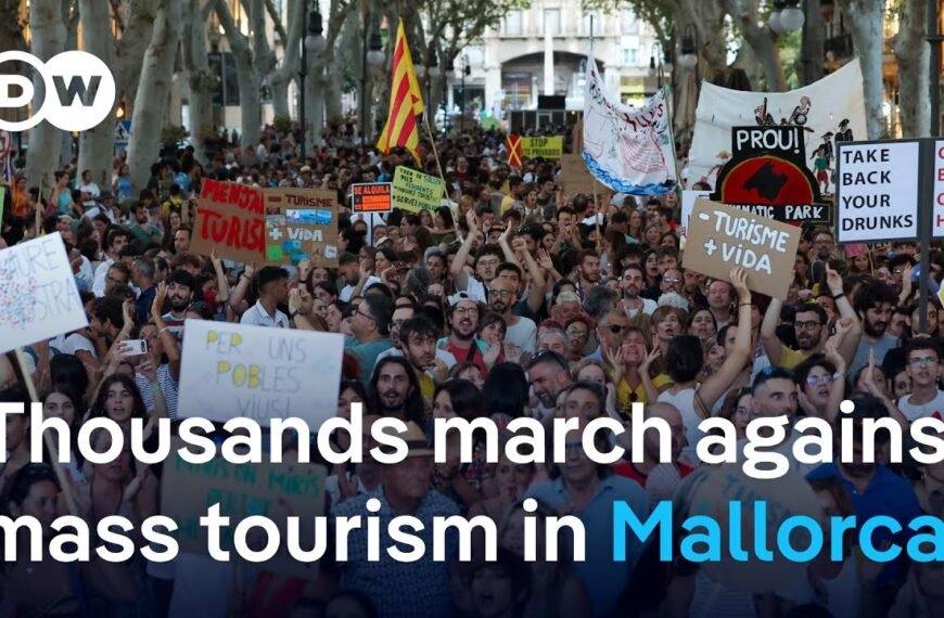Mallorca Residents Protest Against Mass Tourism, Citing Unaffordable Living Costs and Gentrification