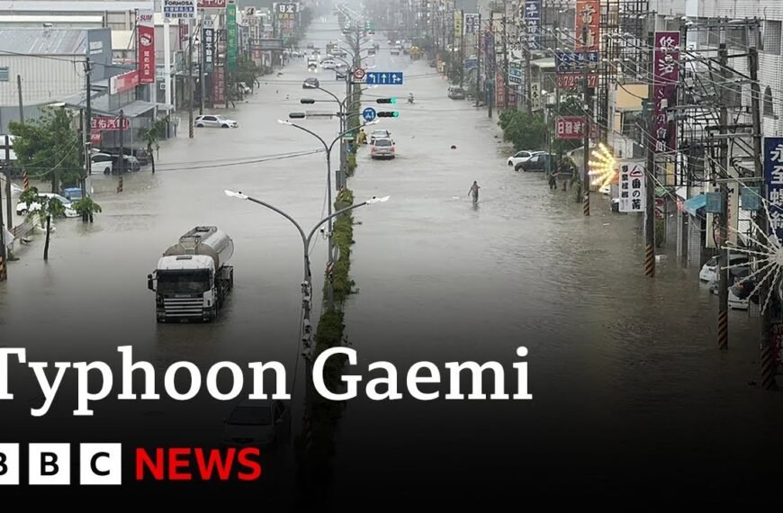 Typhoon Gaemi Causes Deaths, Forces Evacuations in Taiwan and Hits the Philippines Before Moving Towards China