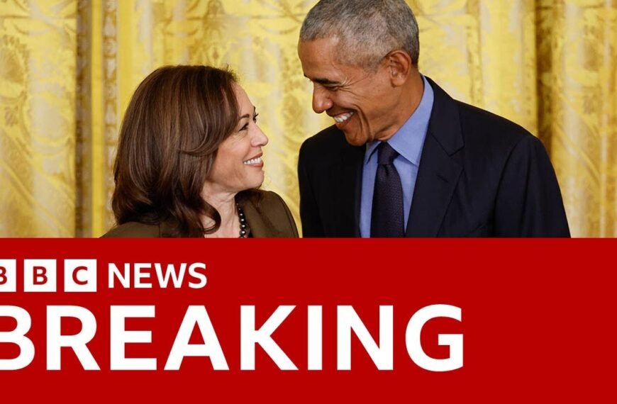 Barack Obama Officially Endorses Kamala Harris for U.S. President
