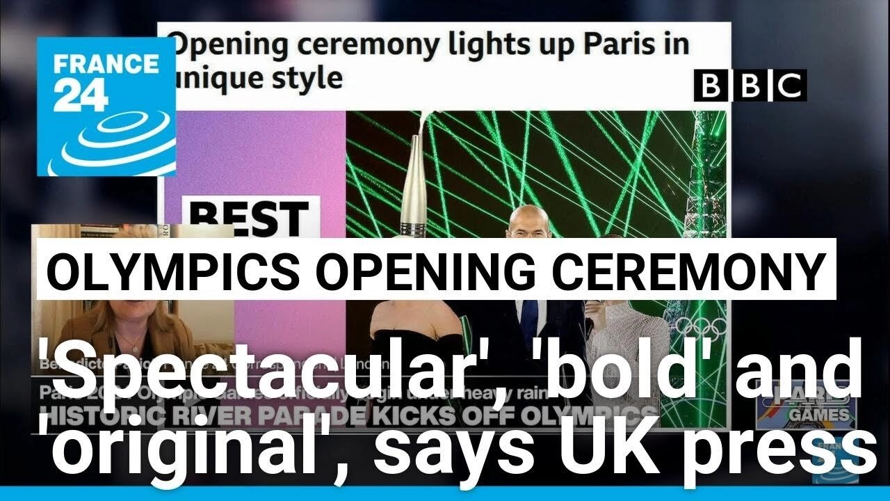 French Olympics Opening Ceremony Garners Praise Despite Challenges, Impresses UK Audience