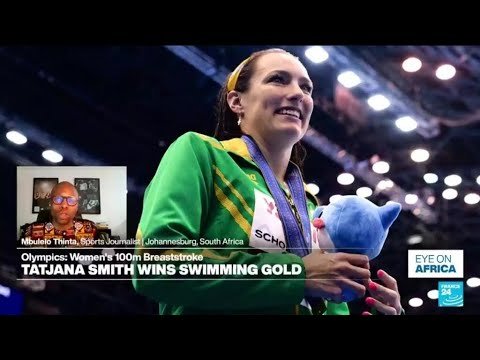 Tatjana Smith Wins Africa’s First Gold at Olympic Games in 100 Meter Breaststroke