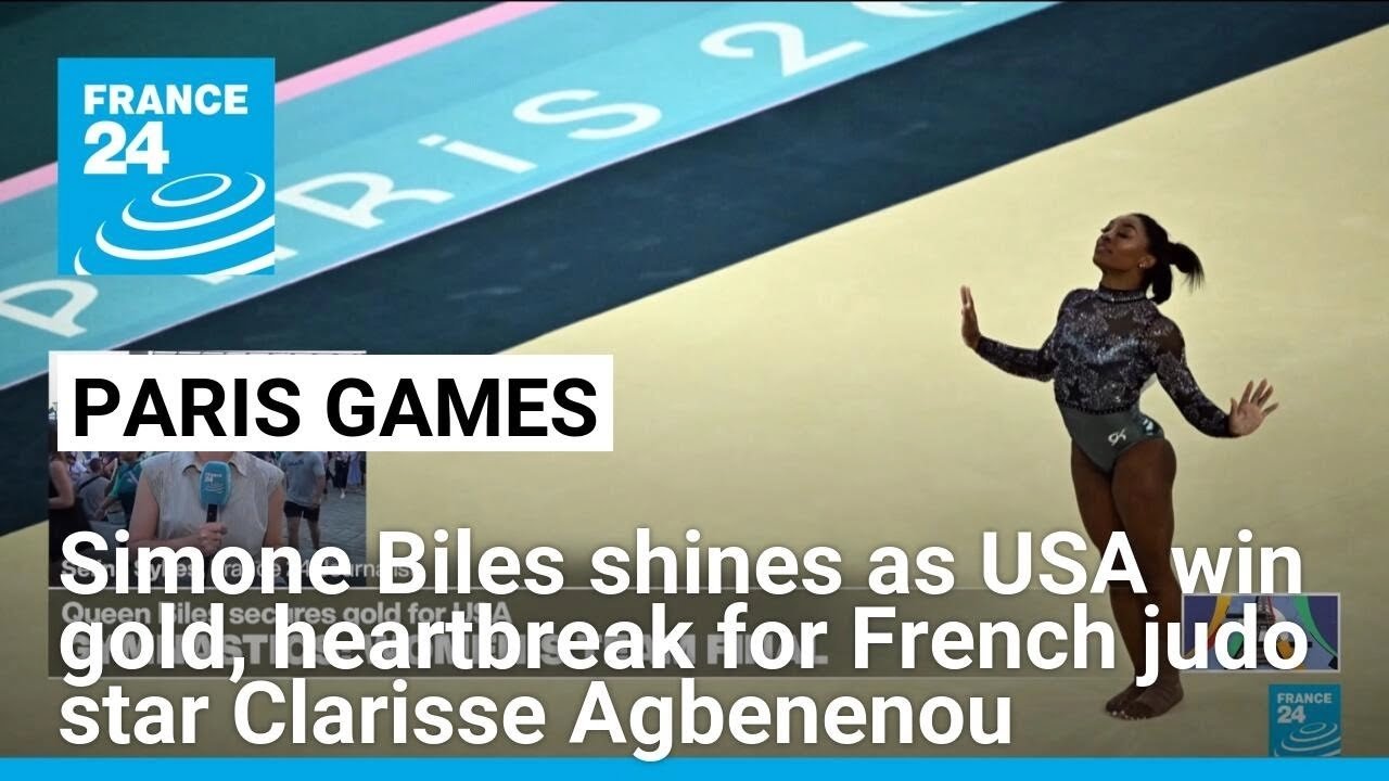 Simone Biles Leads USA to Gymnastic Gold as Clarisse Agbegnenou Secures Bronze for France at Paris Olympics