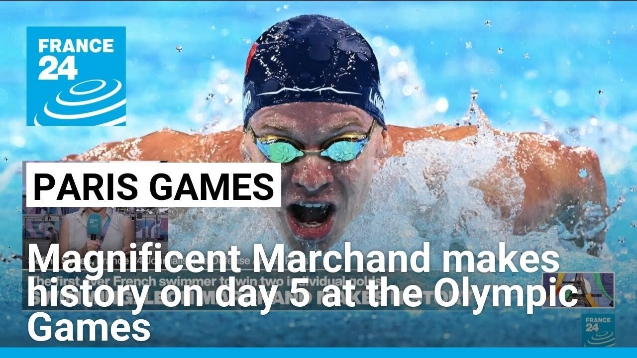 Leon Marchand Wins Second Gold Medal, Sets Olympic Record at Paris Games