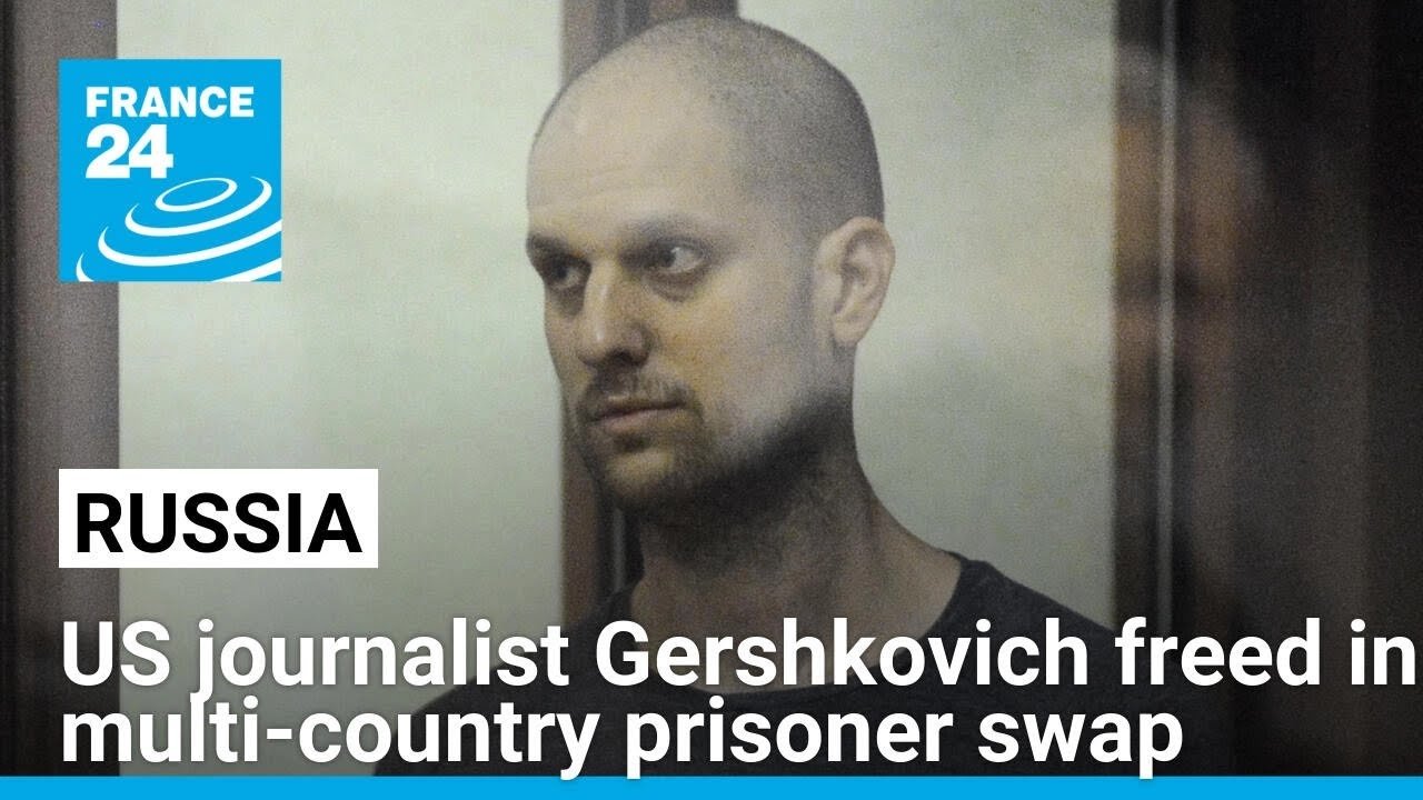 US Journalist Evan Gershkovich Released by Russia in Multi-Country Prisoner Swap