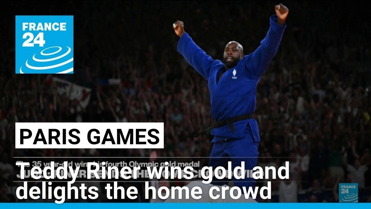 Teddy Riner Clinches Fourth Olympic Gold in Judo, Delighting Home Crowd in Paris