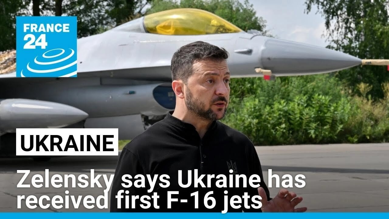 Ukraine Receives First Batch of US-Made F-16 Jets, Zelensky Seeks More for Combat Against Russian Forces