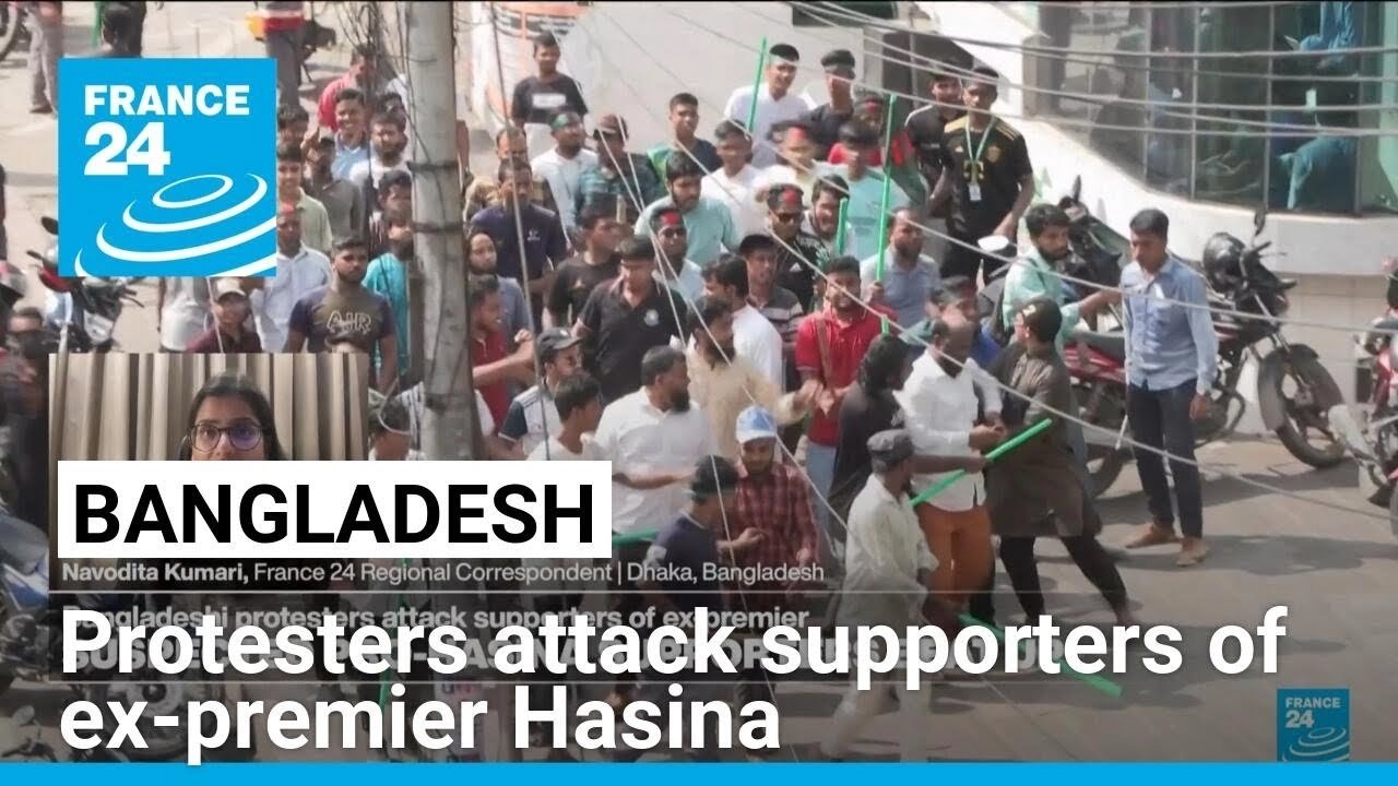 Supporters of Former Prime Minister Hasina Attacked in Dhaka Amid Political Unrest