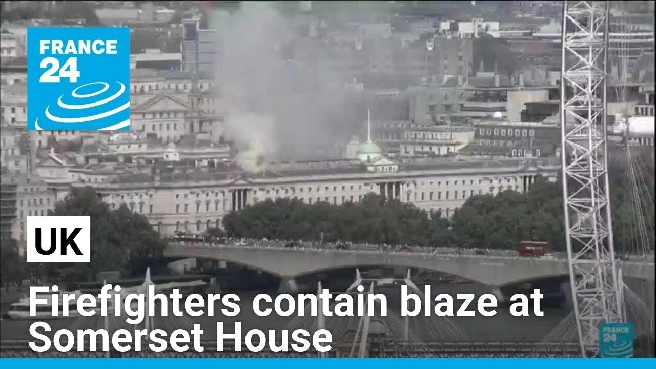 Firefighters Successfully Contain Fire at Historic Somerset House in London, No Art Damaged