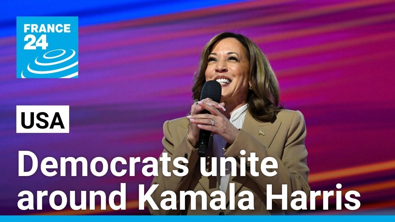 Democrats Rally Around Kamala Harris at National Convention Amid Biden’s Transition Announcement