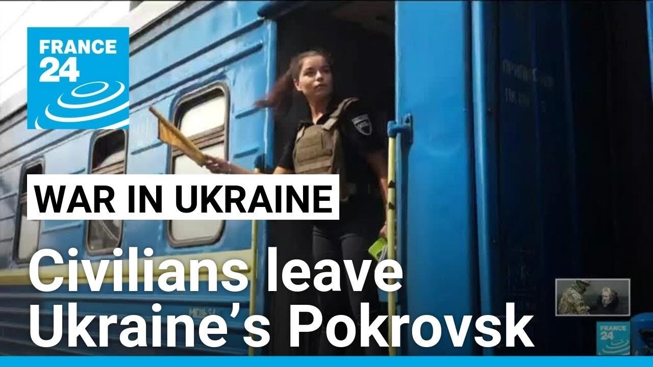 Civilians Flee Pokrovsk Amid Russian Advance, Reports FRANCE 24