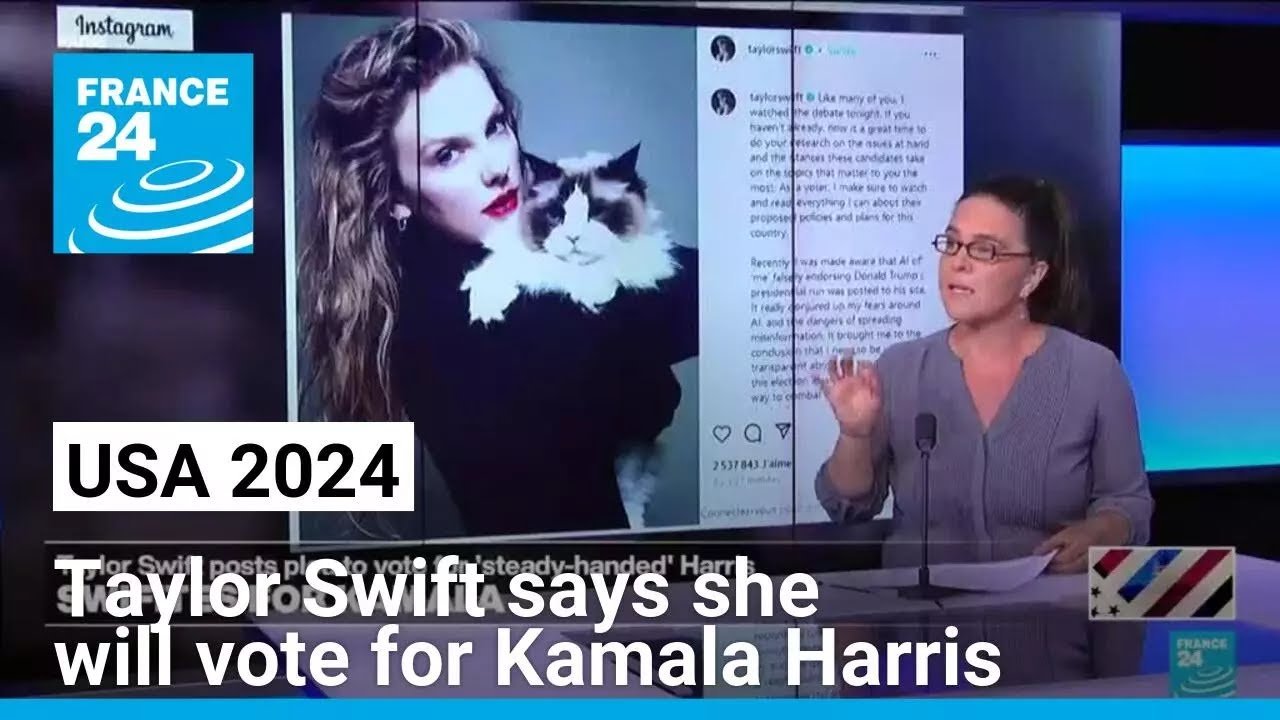 Taylor Swift Endorses Kamala Harris, Cites Importance of Truth in Combatting Misinformation