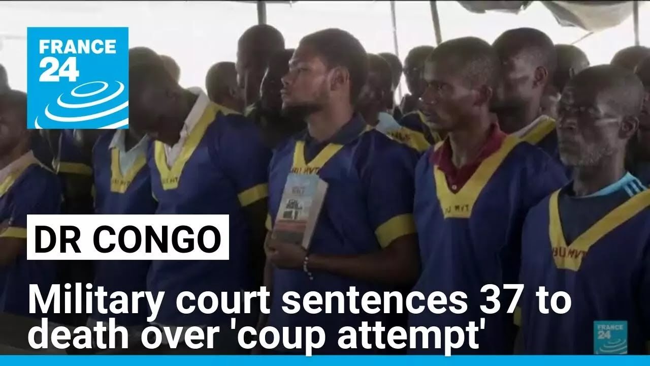 DR Congo Military Court Sentences 37 to Death for Alleged Coup Attempt