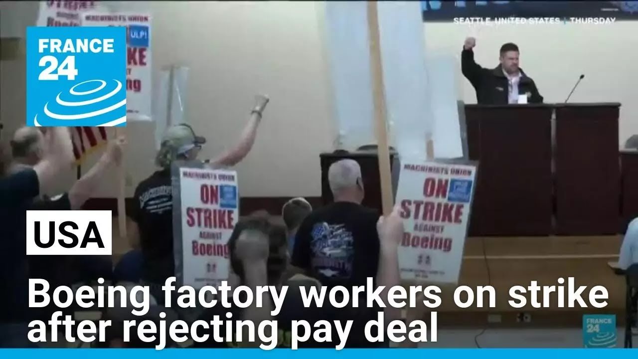 Boeing Factory Workers Strike Following Rejection of Pay Deal