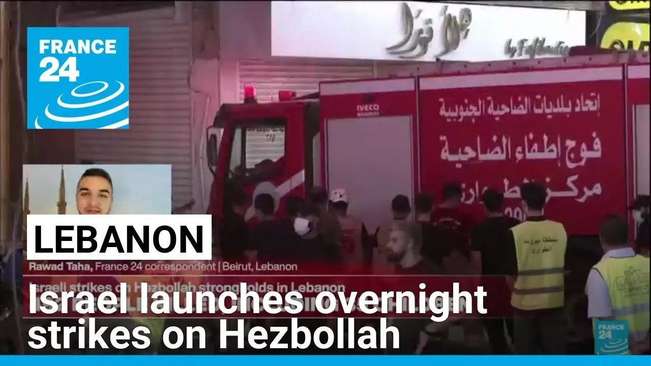 Israel Conducts Overnight Airstrikes on Hezbollah Targets in Lebanon