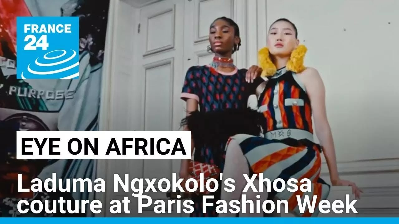 Laduma Ngxokolo Showcases Xhosa-Inspired Couture at Paris Fashion Week