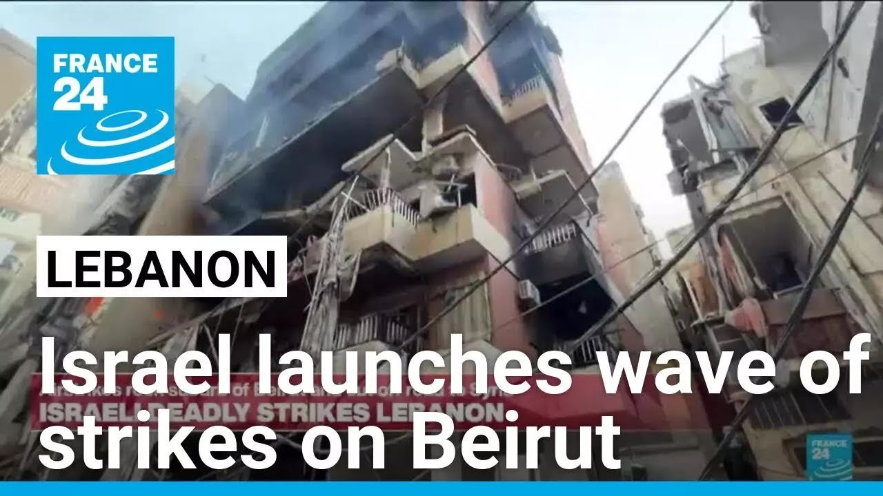 Israeli Forces Launch Major Bombardment on Beirut, Reports FRANCE 24 English