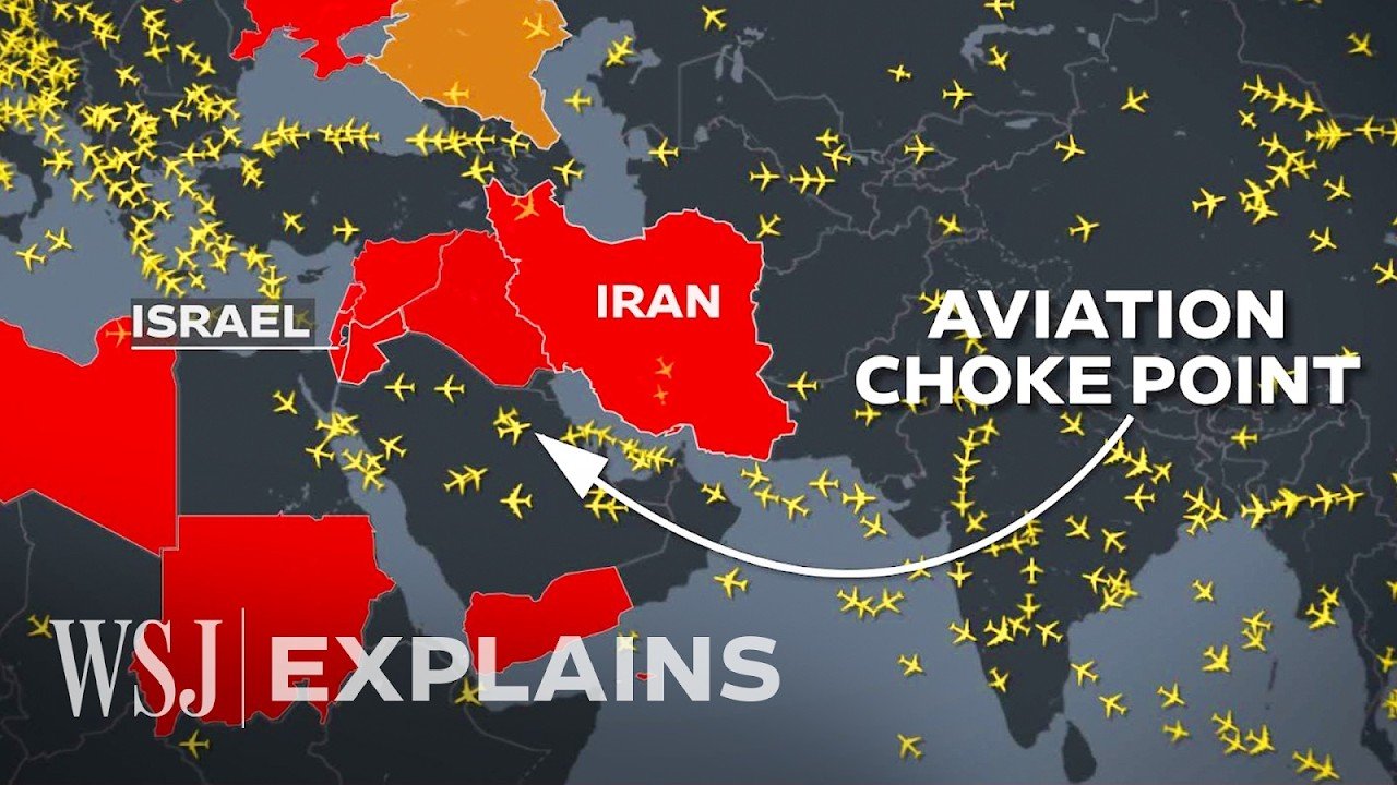 Israel-Iran Tensions Impact Commercial Flight Routes, WSJ Reports