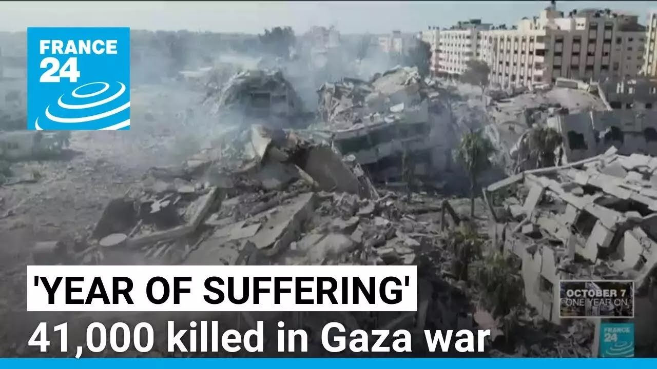 41,000 Palestinians Killed in Gaza Conflict, Reports FRANCE 24 English