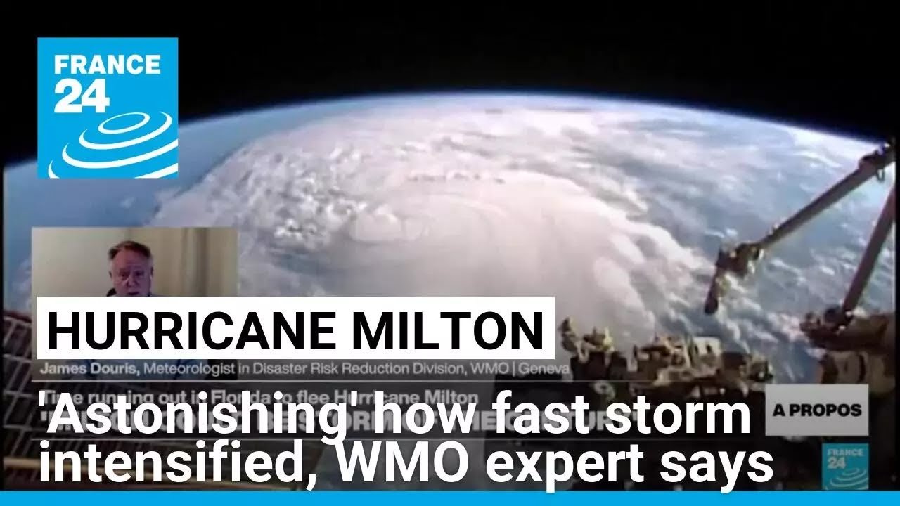 WMO Meteorologist Describes Rapid Intensification of Storm Milton as ‘Astonishing’