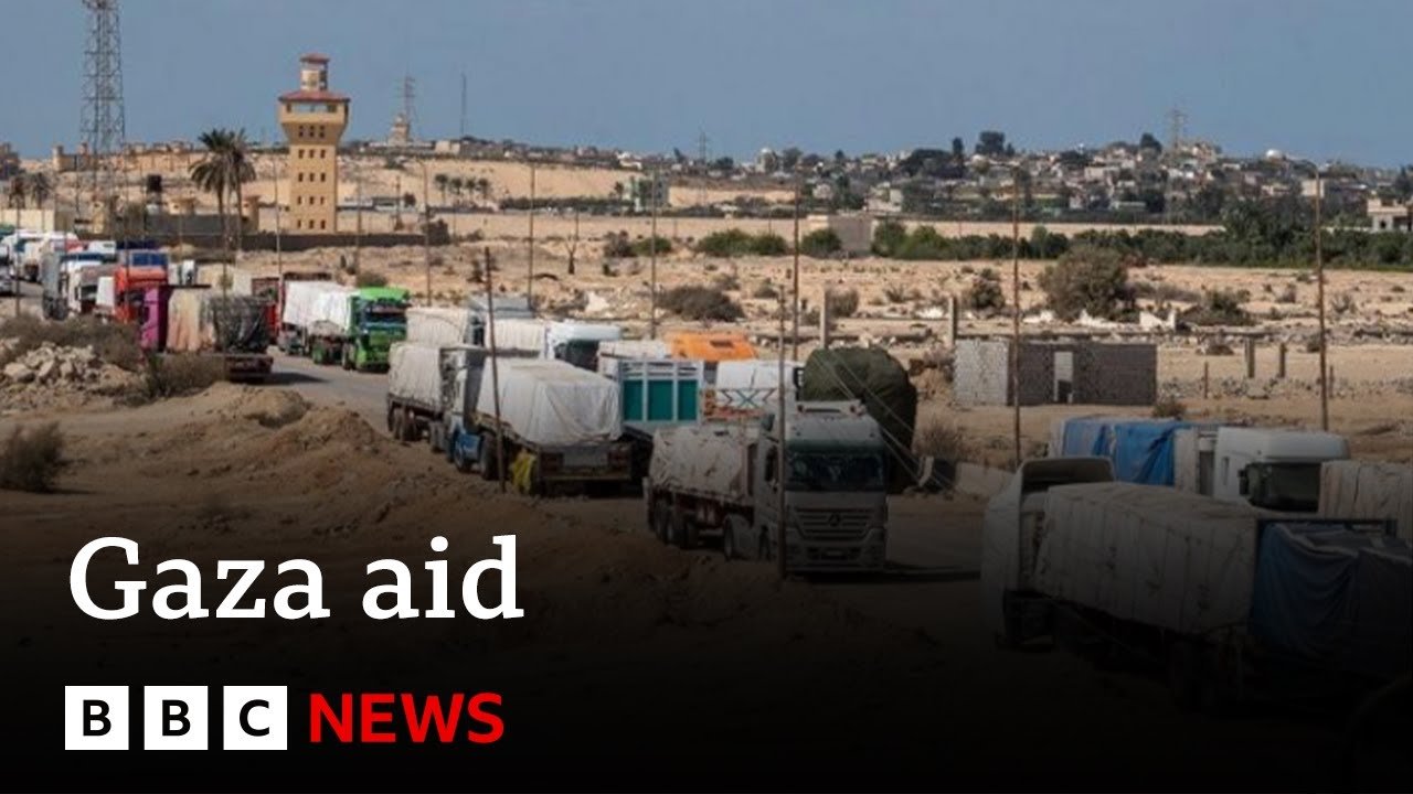 Aid Lorries Enter Gaza Following US Threat to Cut Israel Military Support