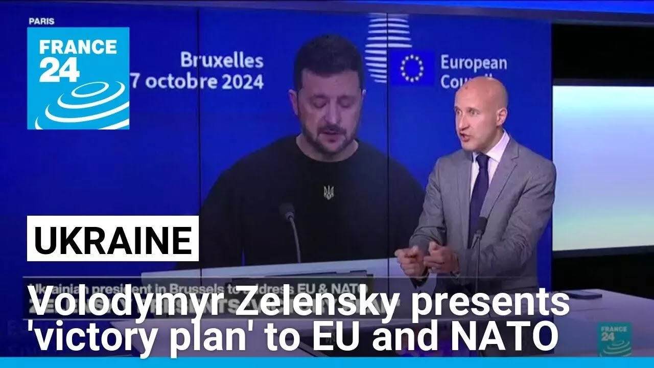 Volodymyr Zelensky Presents ‘Victory Plan’ to EU and NATO in Brussels