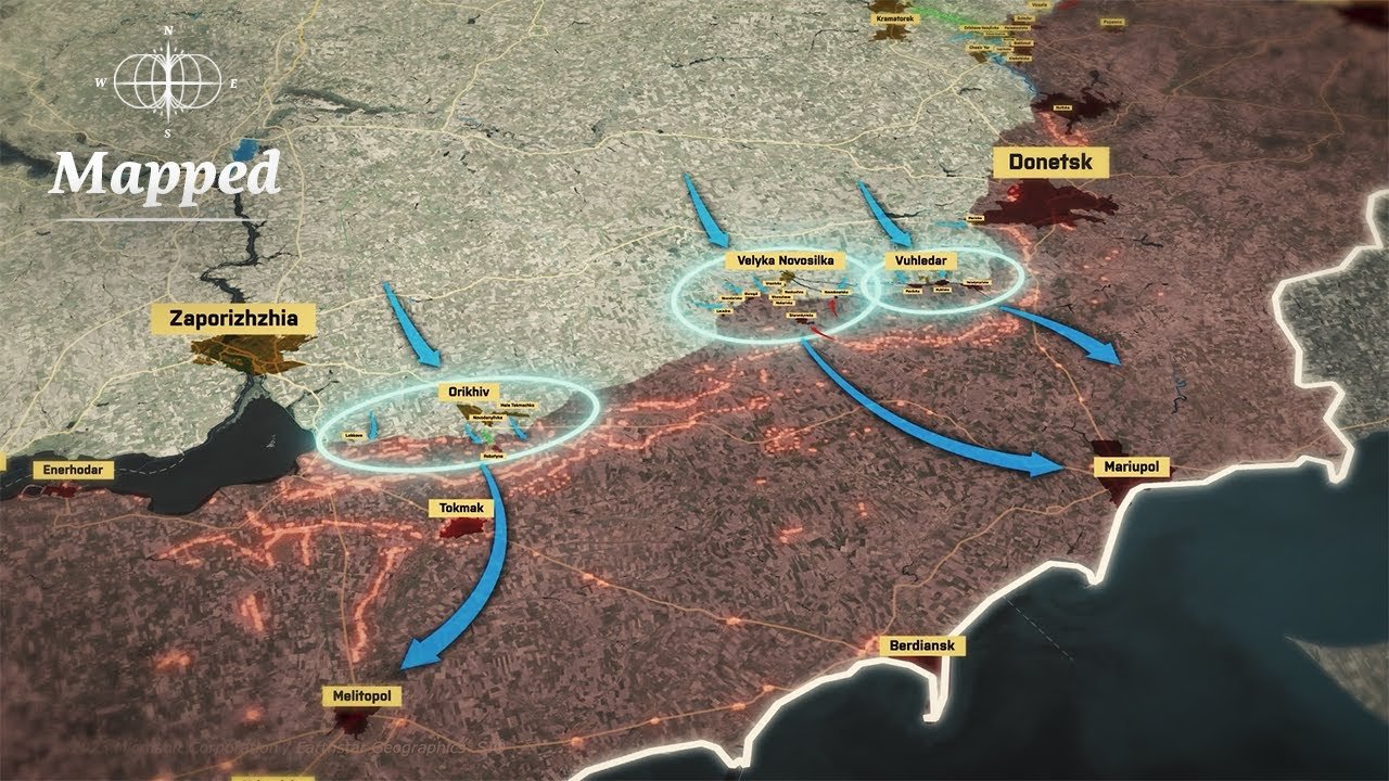 Overview of Ukrainian Counteroffensive Phase I: Detailed Mapping Analysis