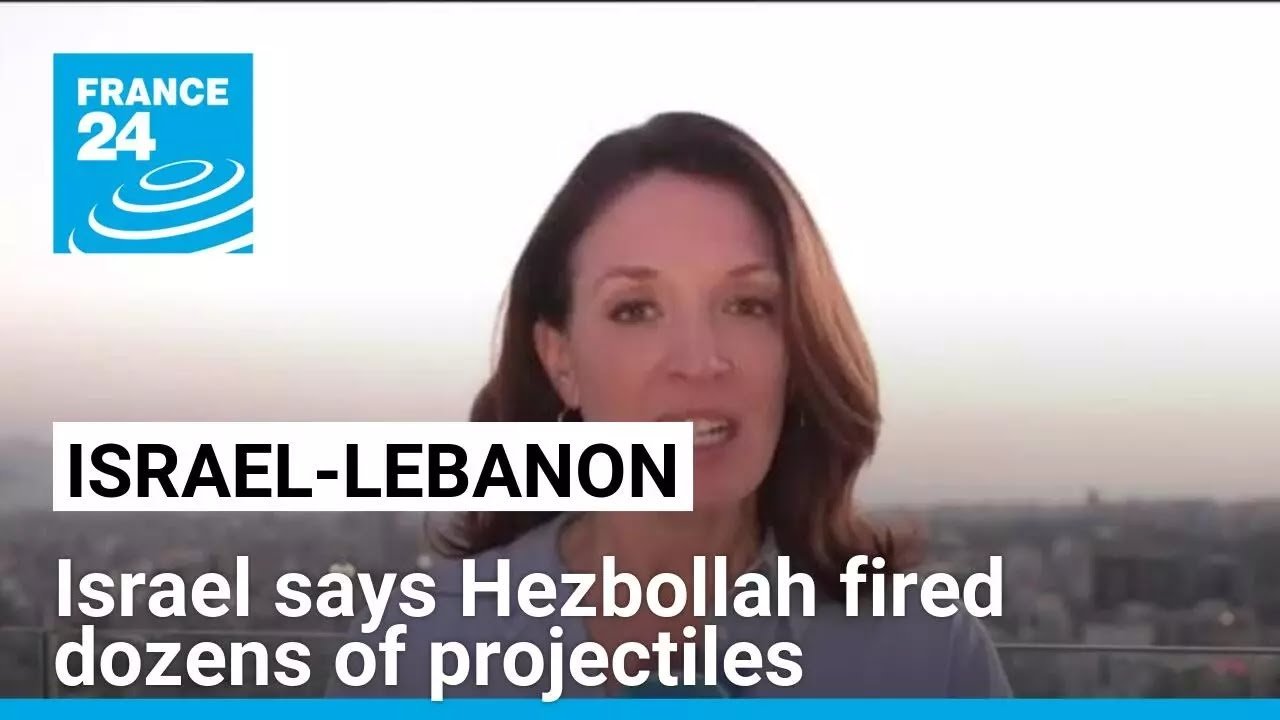 Israel Reports Hezbollah Launching Dozens of Projectiles from Lebanon