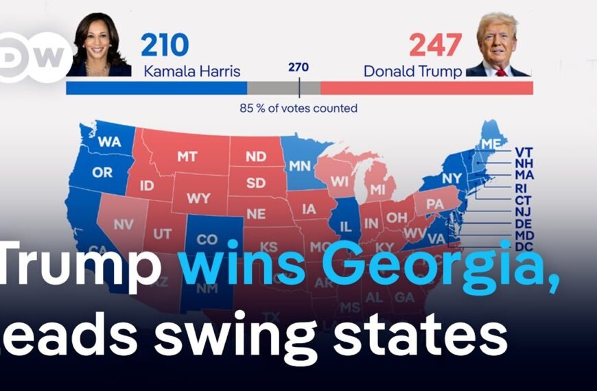 Georgia Swing State Victory Goes to Donald Trump, DW News Reports