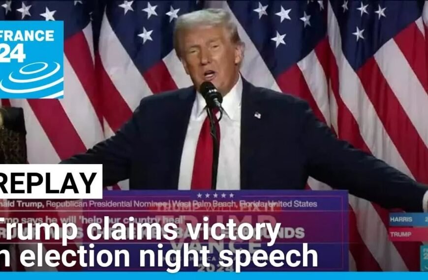 Trump Claims Victory in Election Night Speech: A Recap from FRANCE 24 English