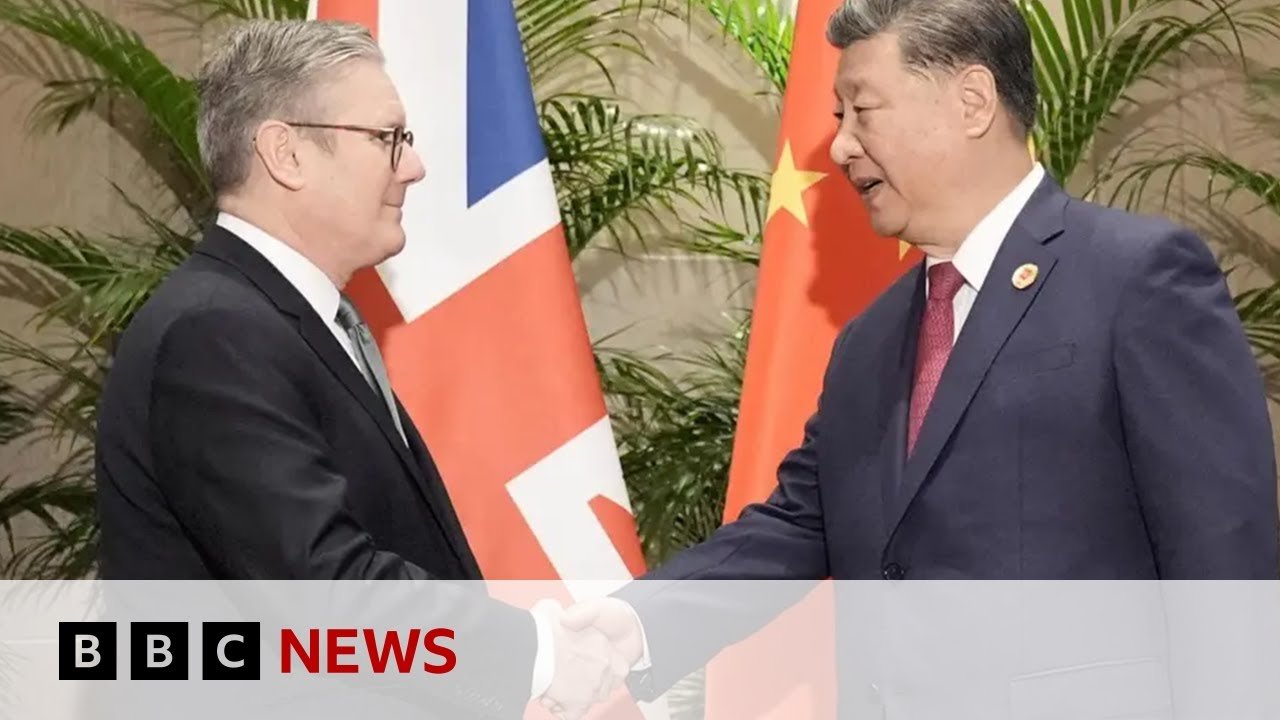 UK Prime Minister Keir Starmer Meets President Xi Jinping at G20 Summit