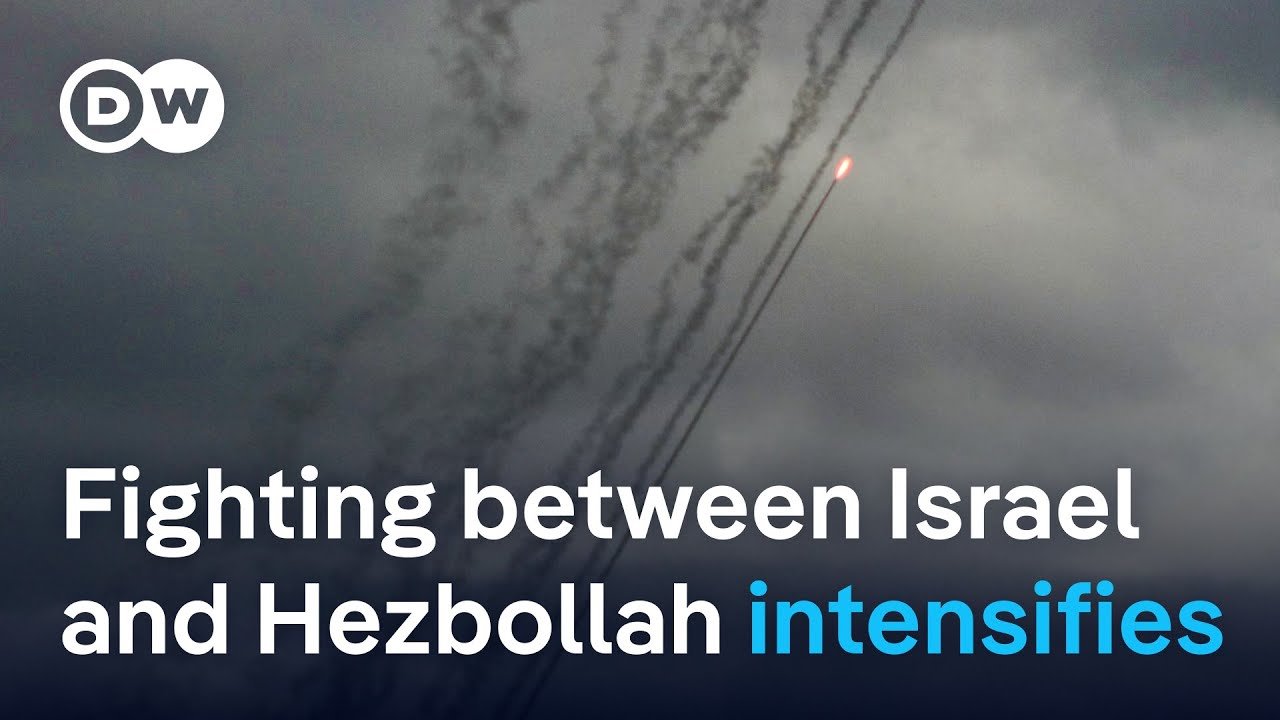 Over 250 Projectiles Fired from Lebanon into Israel, Reports DW News