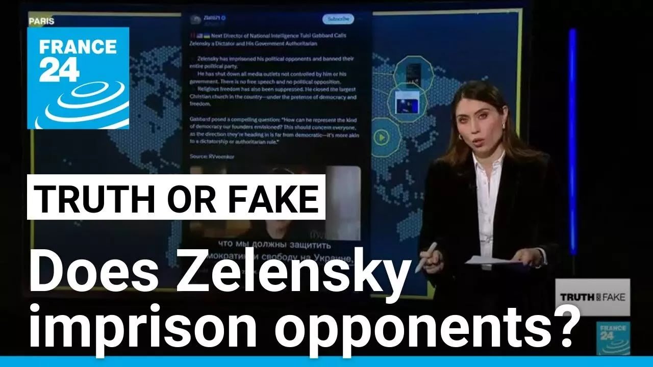 France 24 Explores Allegations Against Ukrainian President Zelensky of Imprisoning Political Opponents