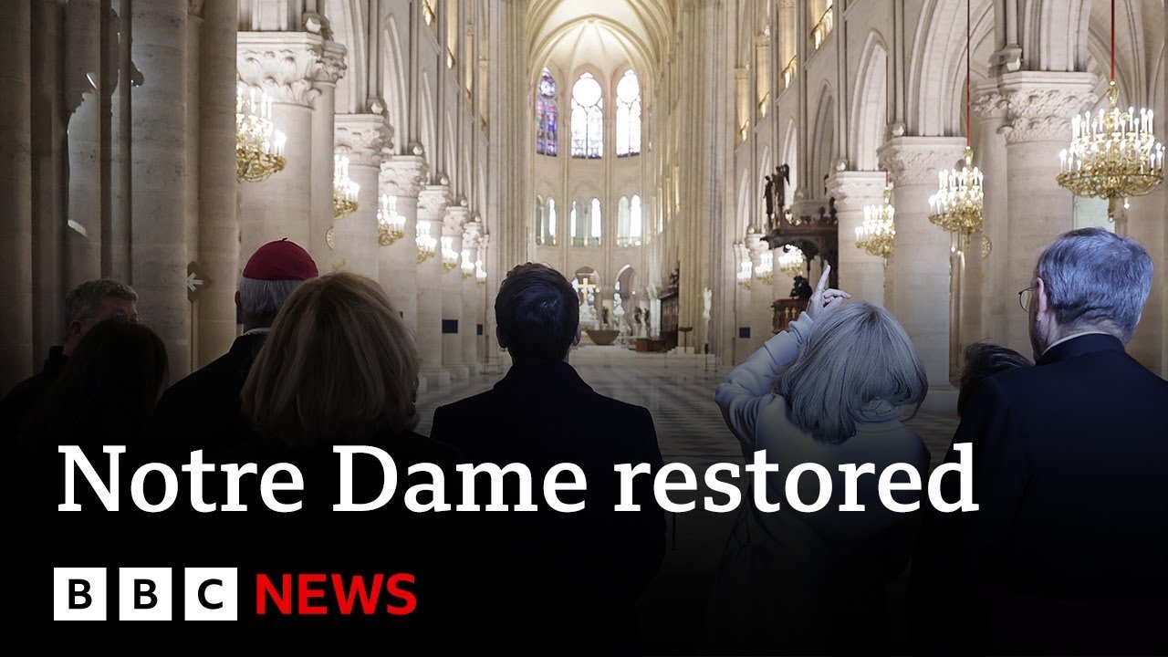 Emmanuel Macron Lauds ‘Impossible’ Notre Dame Restoration Effort