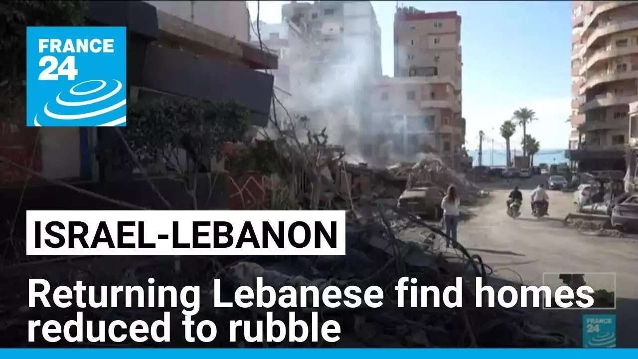 Lebanese Returnees Confront Devastation: Homes Destroyed and Neighbourhoods Razed