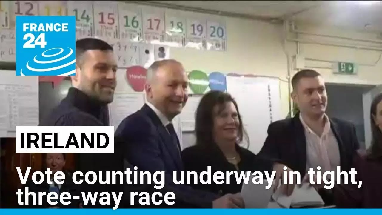 Vote Counting Begins in Ireland Amidst Close Three-Way Electoral Race