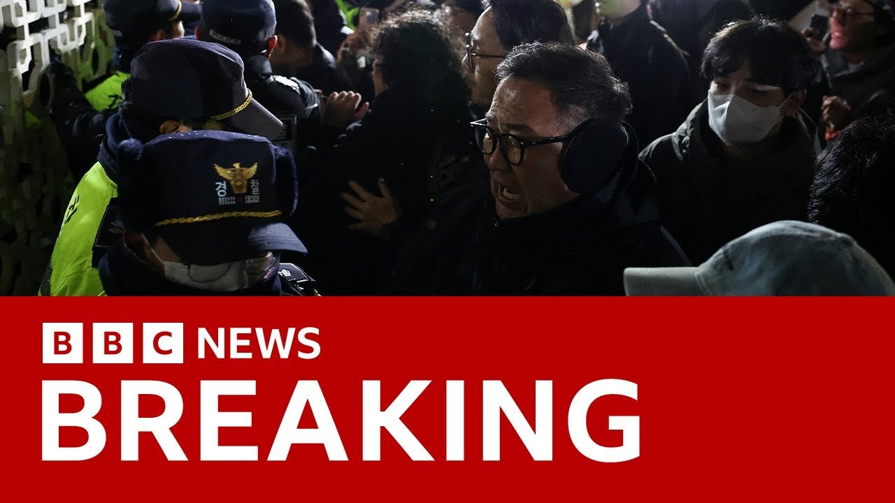 Clashes Erupt in South Korea as Police Enforce Martial Law Amid Protests