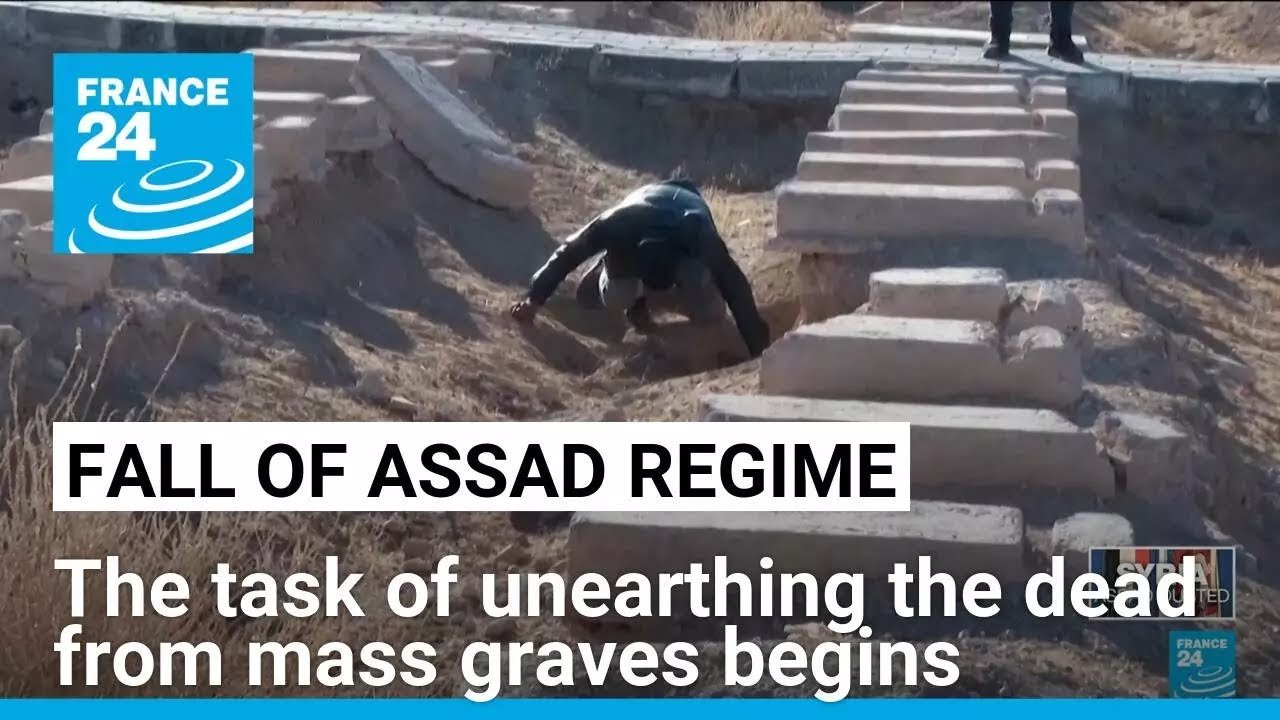 Efforts Underway to Exhume Bodies from Mass Graves Following Assad Regime Collapse