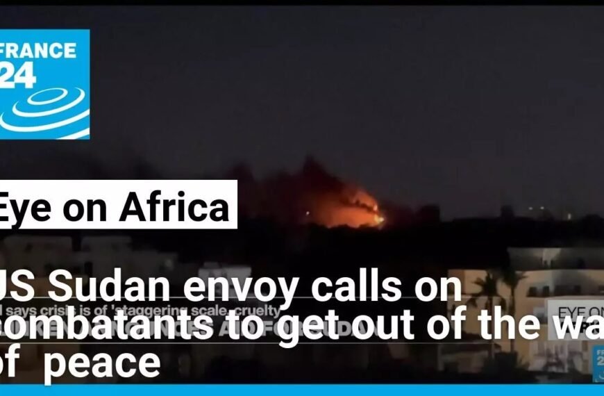 US Sudan Envoy Urges Combatants to Facilitate Peace Process, Reports FRANCE 24