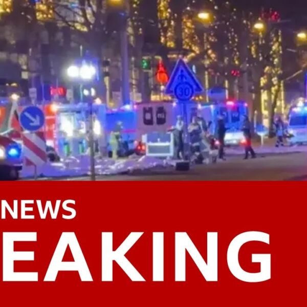 Fatal Incident: Car Plows Into Crowd at German Christmas Market, Leaving At Least One Dead